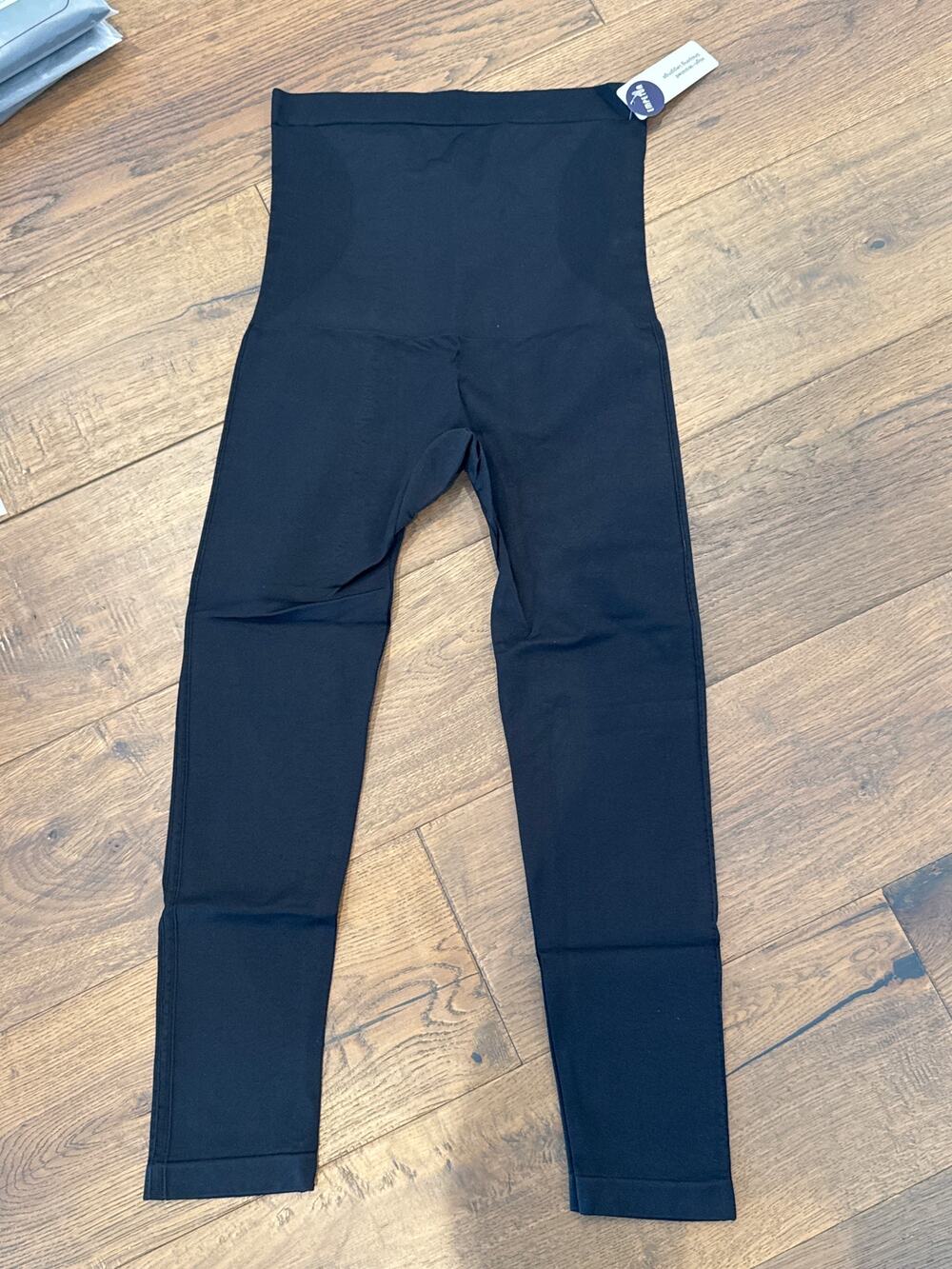 Empetua Rule Your Destiny High Waisted Shaping Leggings Black Women's XL NWT